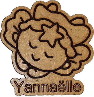 Magnet - Ange  personnalisable